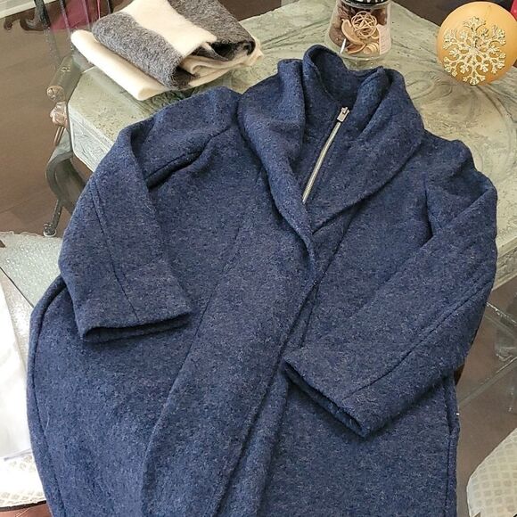 CLUB MONACO WOOL LONG COAT - Picture 3 of 14